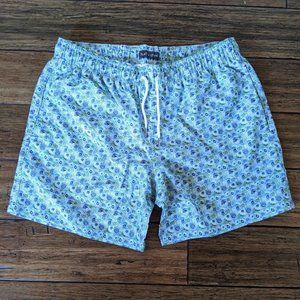 Slate & Stone Light Blue/Green Swim Shorts